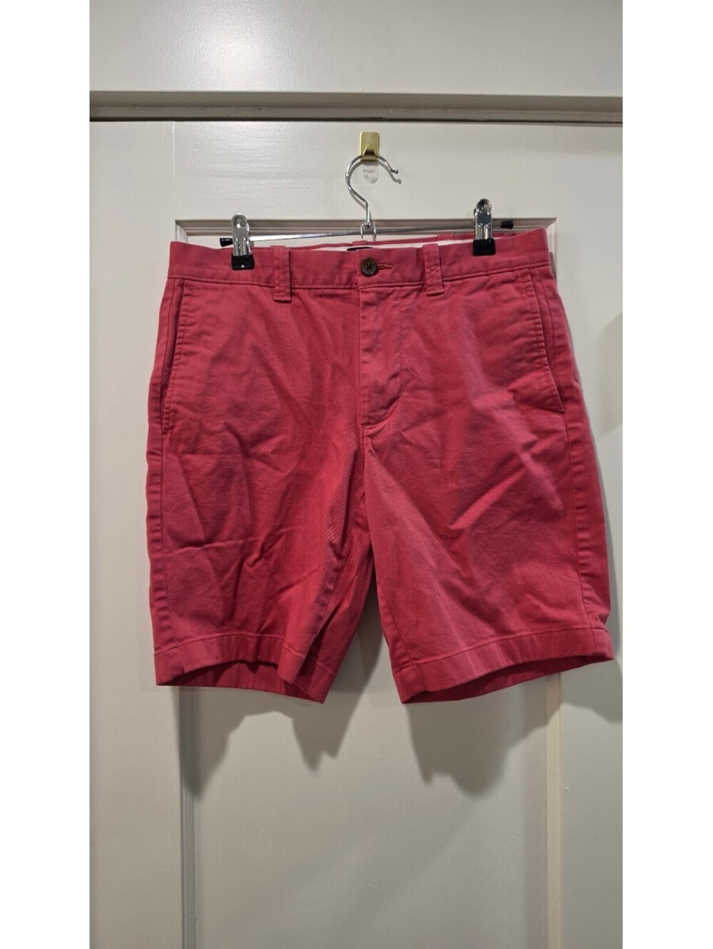 J.Crew Coral Red Chino Shorts 29 Waist 9" Inseam
